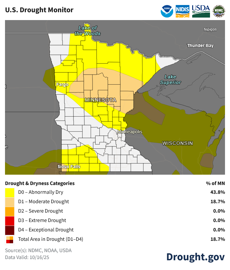 u.s. drought monitor 10 17 2025